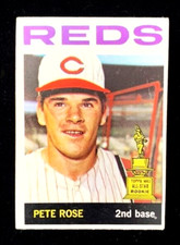 1964 TOPPS #125 PETE ROSE Cincinnati Reds ROOKIE Baseball Card Crisp Corners