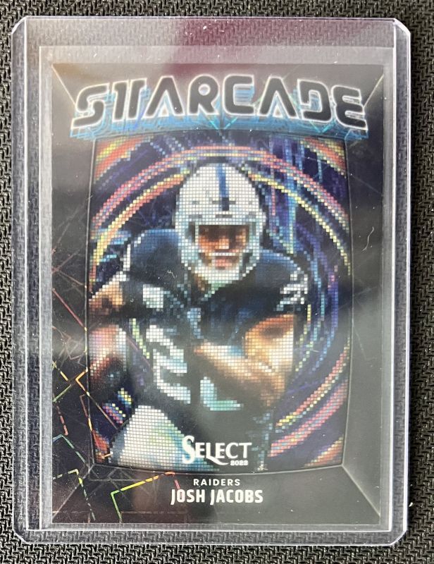 2022 Select Josh Jacobs Starcade Black 1/1 SSP