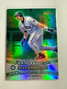 K141,002 - 2001 Finest Moments Refractors #FM12 Alex Rodriguez