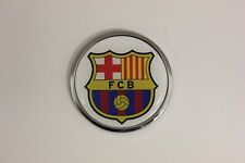 FC Barcelona Domed Emblem Car Sticker Decal Badge Chrome Round Bezel