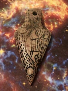 Ancient Extraterrestrial Alien Pendant - Picture 1 of 11