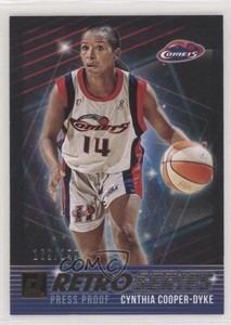 2019 Panini Donruss WNBA Retro Series Press Proof /199 Cynthia Cooper -Dyke HOF