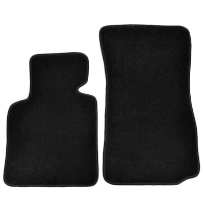 Fits 03-08 BMW Z4 Black Nylon Floor Mats Anti-slip Carpet 2pcs Set Foto 1 de 2
