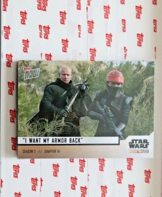 2020 TOPPS NOW THE MANDALORIAN I WANT MY ARMOUR BACK CARD 27 - Image 1 of 2