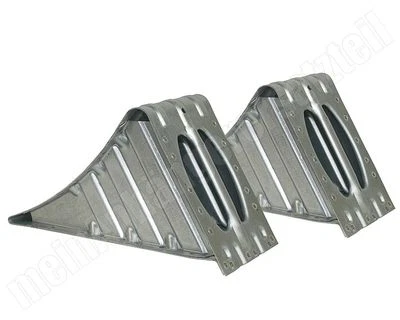 2x ALKO AL-KO Unterlegkeil Hemmschuh Metall verzinkt 1600kg 120mm breit UK 36