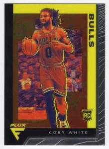 Tarjeta de novato Coby White 2019-20 Chronicles Flux #583; Bulls, Carolina del Norte - Imagen 1 de 1