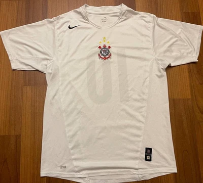 Camiseta de fútbol local Nike Corinthians 2004/2006 #10 Tevez talla M Foto 1 de 4