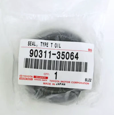 Sello de aceite del eje de transmisión delantero izquierdo Toyota 90311-35064 para MR2 OEM Foto 1 de 2