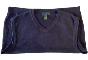 IZOD Suéter Chaleco Para Hombres XL Azul Marino Cuello en V Pullover Sin Mangas Tejido Clásico - Imagen 1 de 7