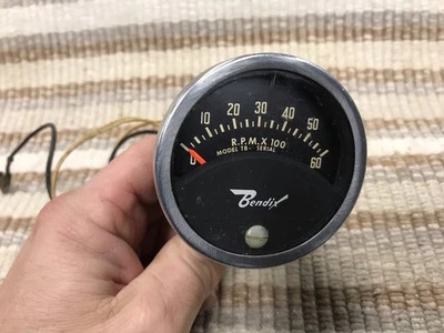 Bendix Vintage TB-1 Tachometer Maybe 4 1960's VW Bug Bus Hot Rod Custom Vintage - Image 1 of 4