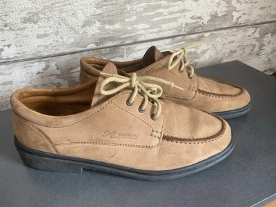 Zapatos cómodos Rohde para hombre de cuero beige Reino Unido 8 Foto 1 de 4