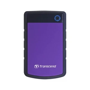Transcend 2 TB Rugged Portable Hard Drive - Shock Resistant USB 3.1 Gen 1 StoreJ - Picture 1 of 4