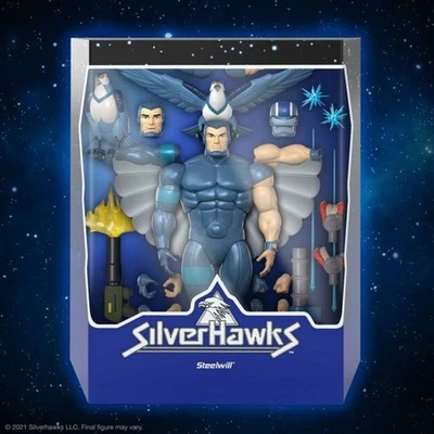 ¡Super7 Ultimates 2023! Silverhawks - Figura de acción STEELWILL nueva/sin abrir Foto 1 de 2