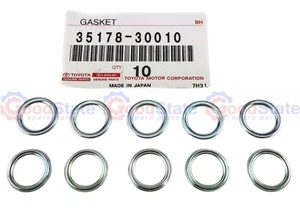 Genuine Toyota LandCruiser 200 100 Series VDJ UZJ URJ HDJ Washer Gasket x10 - Picture 1 of 2