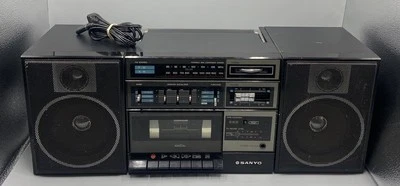 Reproductor de cassette/cinta boombox Sanyo Radio C 12 vintage probado en Japón leer descripción Foto 1 de 4