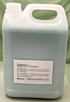 New Genuine Davines MINU shampoo for coloured hair 5000ml 169.07 fl. oz. - Image 1 of 3