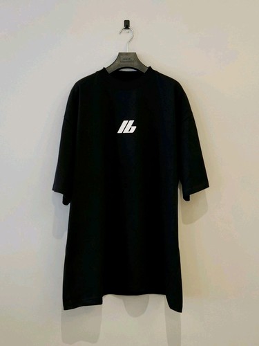 Camicia Balenciaga Activewear taglia Large vestibilità oversize nera