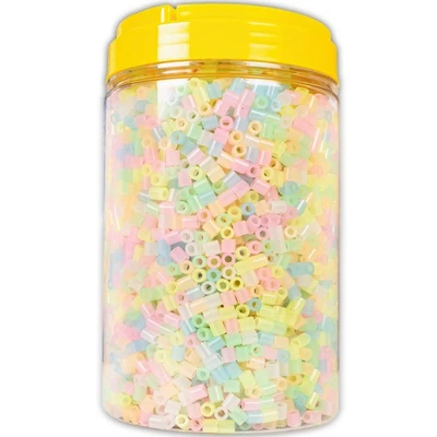 La Manuli Bügelperlen im Dunkeln leuchtend 5000 Stück, Midi 5mm, 2 Pinzetten - Bild 1 von 4