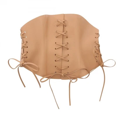 Christian Dior D-Lace Corset Belt B0103CGDK34U75 leather Brown #75 Used Women - Image 1 of 4