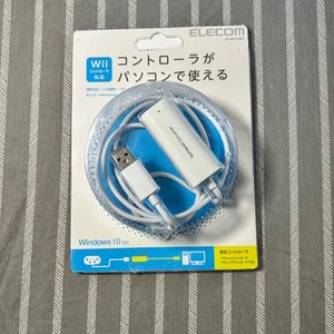 ELECOM Gamepad Convertidor Adaptador USB Nintendo Wii Controlador Clásico JC-W01UWH - Imagen 1 de 2