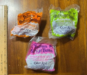 Lot 3 1992 McDonalds Halloween McNugget Buddies Kürbis Monster Hexe - Bild 1 von 3