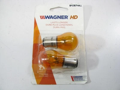 (2) Wagner BP2357NALL Long Life Amber Turn Signal Lamp Light Bulb - Image 1 of 3