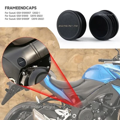 Tapas de cubierta de orificio de cuadro GSXS1000 para Suzuki GSX-S1000 GSX-S1000F GSX-S1000GT 2015- Foto 1 de 4
