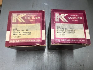 Kohler K440 2-RS 67.50mm Piston Set of 2-OEM ELKO 4307403 - RUPP MERCURY - Picture 1 of 4
