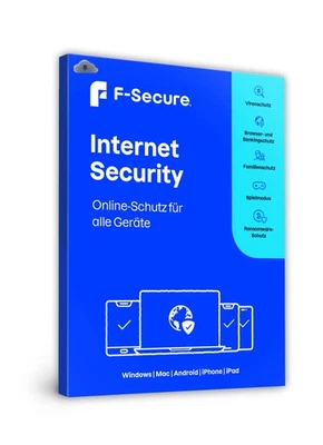 F-Secure Internet Security | 5 Geräte | 1 Jahr | Download | Code per eMail | ESD - Bild 1 von 2