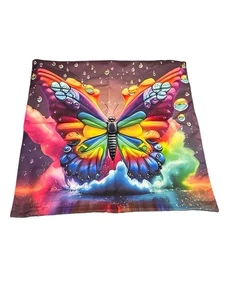 NEU 1 Überwurf Kissenbezug 18X18 Zoll NUR BEZUG / BEZUG Schmetterling - Bild 1 von 2