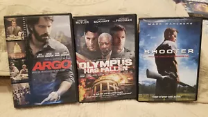 DVD MOVIE LOT/3~SHOOTER~OLYMPUS HAS FALLEN~ARGO WIDESCREEN R AFFLECK/WAHLBURG - Picture 1 of 5
