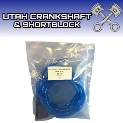 NUEVA MANGUERA DE LÍNEA DE COMBUSTIBLE SPI AZUL 5/16" PRECORTADA A 10 FT POLARIS HONDA KAWASAKI YAMAHA Foto 1 de 2