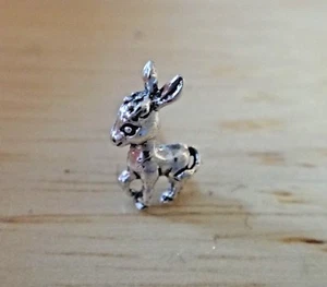SINGLE Sterling Silver TINY 10x7mm Mule Burro Donkey Stud Earring! - Picture 1 of 2