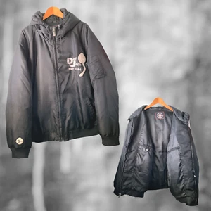 Def Jam University Kapuze 3XL Herren Puffer Bomber Jacke Y2K 1984 - Bild 1 von 14