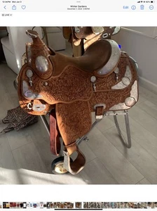 Western Show Saddle - Picture 1 of 20