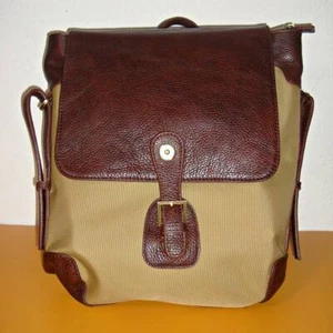 【NEW】AMERILEATHER BROWN TWO-TONE UNISEX BACKPACK (#1520-2) - CASUAL DAYPACKS - Picture 1 of 7