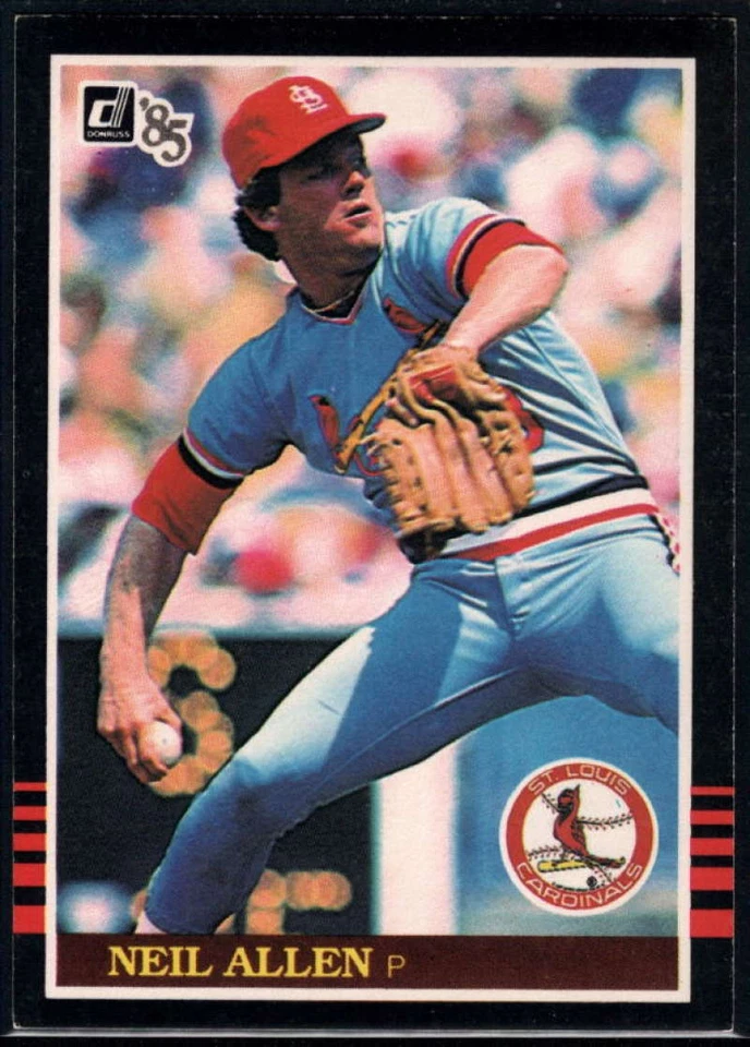 1985 Donruss #205 Neil Allen NM-MT Cardinals  - Image 1 of 1