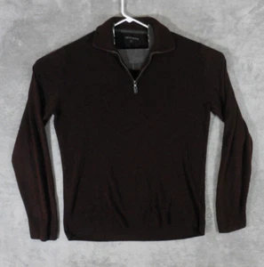 Tricots St Raphael Sweater Herren Large Langarm 1/4 Zip Rot Pulli Freizeit - Bild 1 von 6