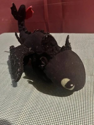 How to Train Your Dragon Toothless Plush Toy Stuffed Animal DreamWorks Mini 4" - Image 1 of 4