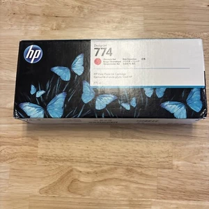 Encre rouge chromatique authentique HP 774A 775 ml P2W02A DJ Z6810 EXP. 04/2024 NEUF SCELLÉ ! - Photo 1/5