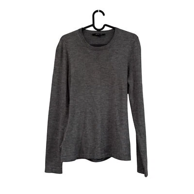 Дерек Лам серый драпированный назад кашемир шелк пуловер свитер женщин размер средний - Изображение 1 из 4