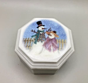 Three Friends, Ltd. Octagonal Trinket Box With Lid - Picture 1 of 8