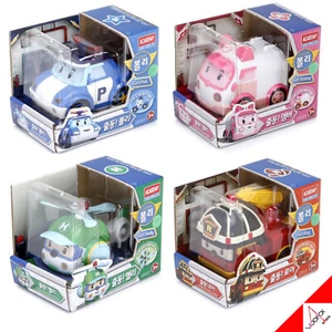 Robocar POLI Go! Poli Roy Amber Heli Pull Back Mini Car Toy Korean TV Animation - Picture 1 of 17