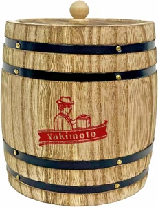 Yakimoto Holzfass mit Deckel Frischhaltedose Teekanister Küche - Bild 1 von 4