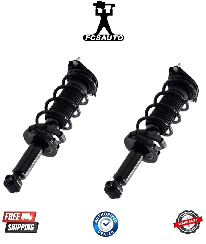 2 后悬架支柱和线圈弹簧组件 FCS 适合 17-19 斯巴鲁 Impreza — 第 1/1 张图片