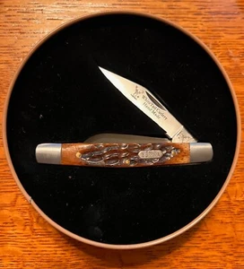 WHITE TAIL CUTLERY 3 BLADE STOCKMAN POCKET KNIFE NEVER USED - Picture 1 of 5