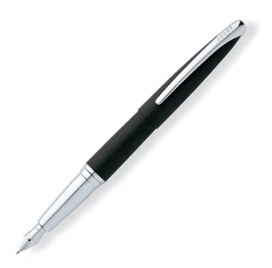 Pluma estilográfica de punto medio Cross ATX negra basalto - NUEVA - 886-3MS - Imagen 1 de 1