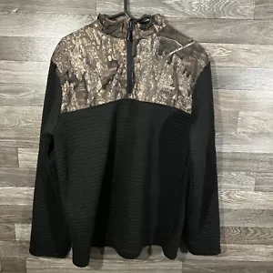 Realtree Men's 1/4 Zip Hunting Pullover Jacket, Realtree Timber Large - Picture 1 of 6