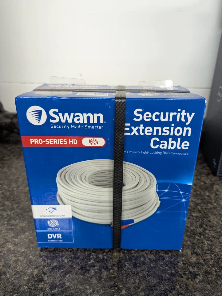 Swann Swpro-30ulcbl-gl HD Video and Power BNC Extension Cable 100 Feet