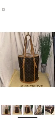 Louis Vuitton Bucket Bag GM Brown Canvas - Image 1 of 4